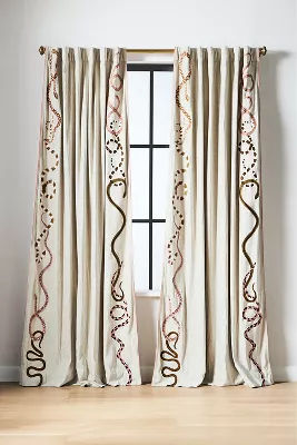 Marwa Embroidered Snakes Curtain added by Spoak Member