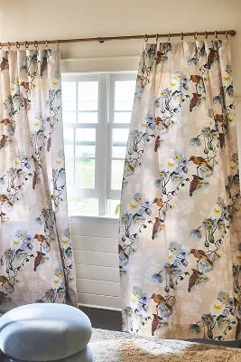 Nathalie Lete Marais Bird Printed Cotton Curtain added by Spoak Member
