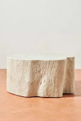 Live-Edge Concrete Indoor/Outdoor Coffee Table added by erika grossman