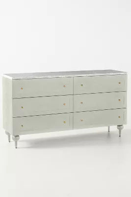 The Fern Marble Top Six-Drawer Dresser added by Spoak Member