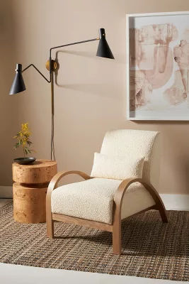 Boucle Bentwood Armchair added by Lindsey Wade