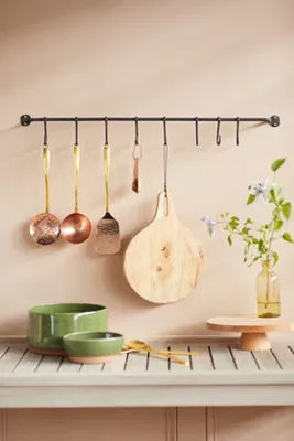 Iron Rail with 8 Hooks added by Serena Finnerty