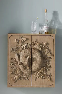Handcarved Land & Sky Wall Cabinet added by Spoak Member