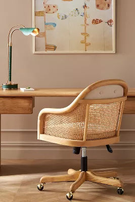 Ellison Rattan Swivel Desk Chair added by Jon Call