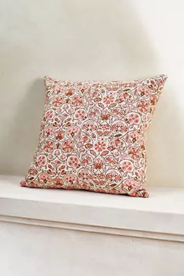 Coral Floral Outdoor Pillow added by Emily Emmert