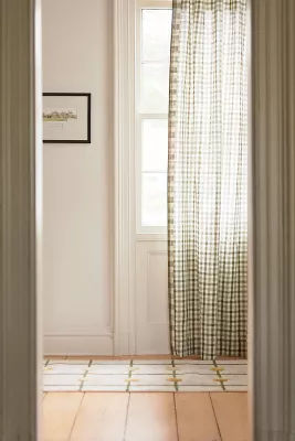 Cotton Linen Gingham Curtain added by Spoak Member