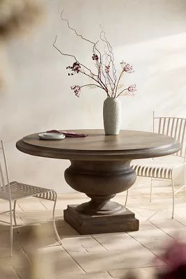 Venetian Stone Pedestal Dining Table added by Spoak Member
