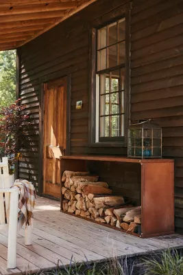 Weathering Steel Rectangle Log Holder added by Spoak Member