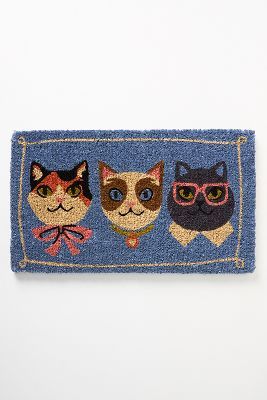 Stylish Cats Coir Printed Doormat added by Spoak Member