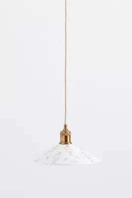 Painted Leaf Glass Pendant added by Spoak Member
