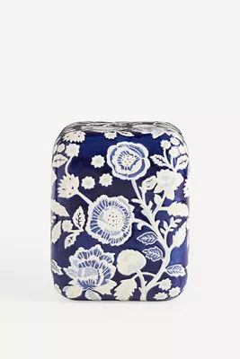 Freya Block-Print Ceramic Side Table added by Spoak Member