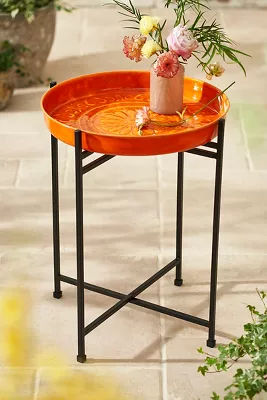 Tray Top Iron Side Table, Large added by Spoak Member
