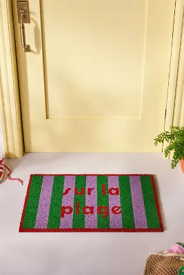 Sur La Plage Striped Printed Coir Doormat added by Spoak Member