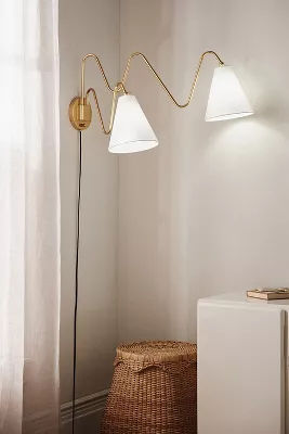 Onda Iron Double Plug-In Sconce added by Spoak Member