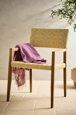 Havana Wicker + Teak Dining Chair, Neutral Diamond added by Spoak Member