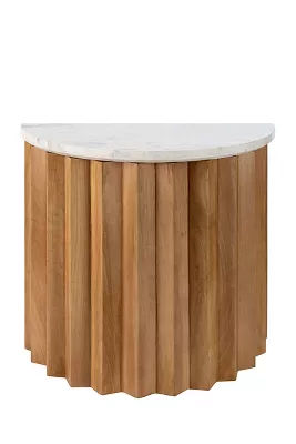 Piestra Marble-Top Demilune End Table added by Spoak Member