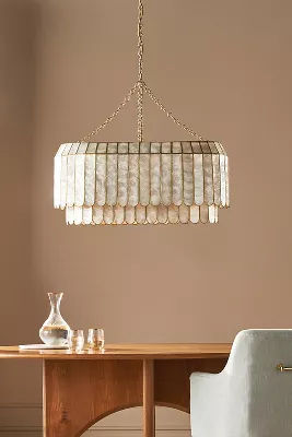 Madelyn Capiz Oval Faceted Chandelier added by Spoak Member