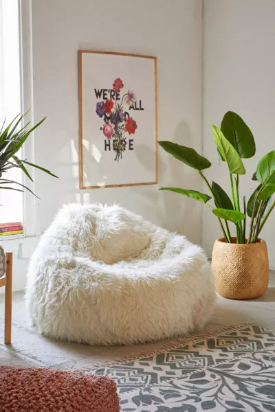 Aspyn Faux Fur Shag Bean Bag Chair added by Serena Finnerty