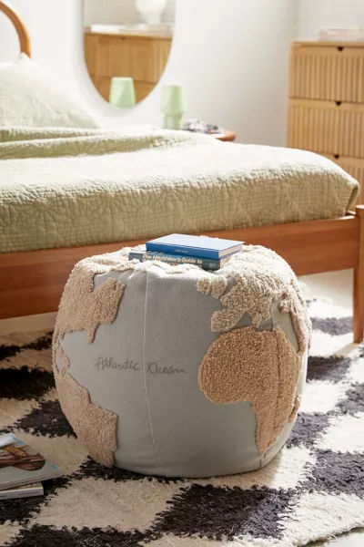 Lorena Canals World Map Pouf added by Melanie Thomas