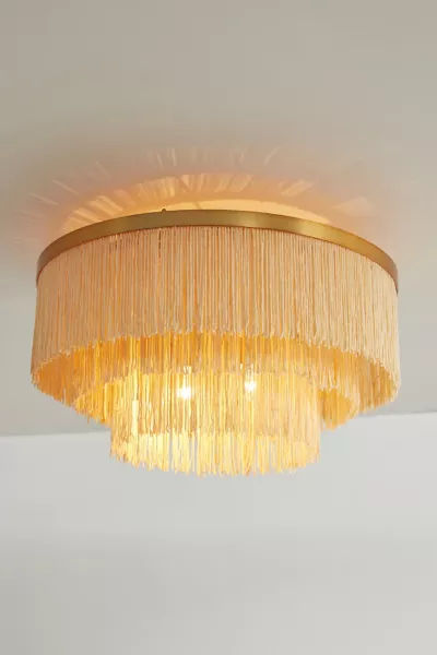 Tiered Fringe Flush Mount Pendant Light added by Annastasia Valmas-Mann