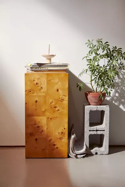 Cora Burl Wood Pedestal Side Table added by Hillary Giampietro