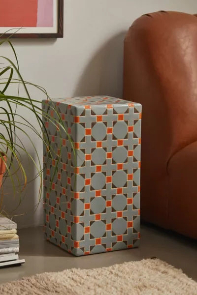 Maze Indoor/Outdoor Side Table added by Elaine Wackerly