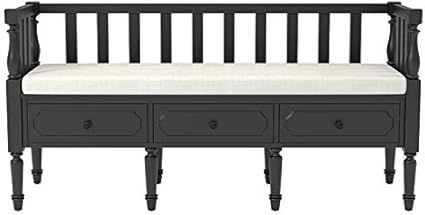 Furniture of America Hanita Transitional Wood Storage Bench in Walnut added by Paige Benoit Hayes