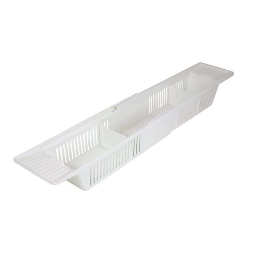 KidCo Bath Toy Organizer Storage Basket, 3 Compartment Horizontal Large Openings Bath Toy Organizer for Tub, Large Capacity Bath Toy Organizer with Large Openings, White added by Stephanie Northrop