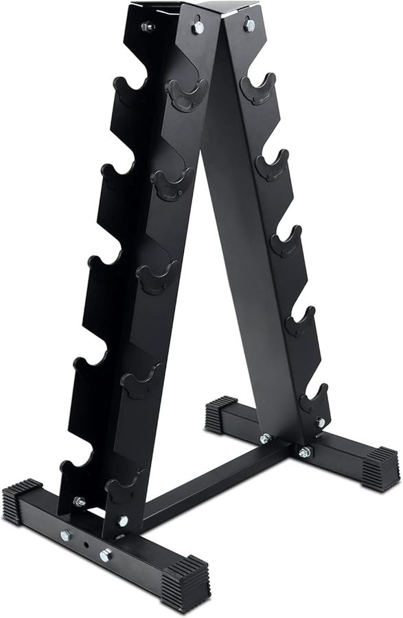 A-Frame Dumbbell Rack Stand Only, Weight Rack for Dumbbells 5 Tier(500 Pounds Weight Capacity) added by Rachel Fedorov