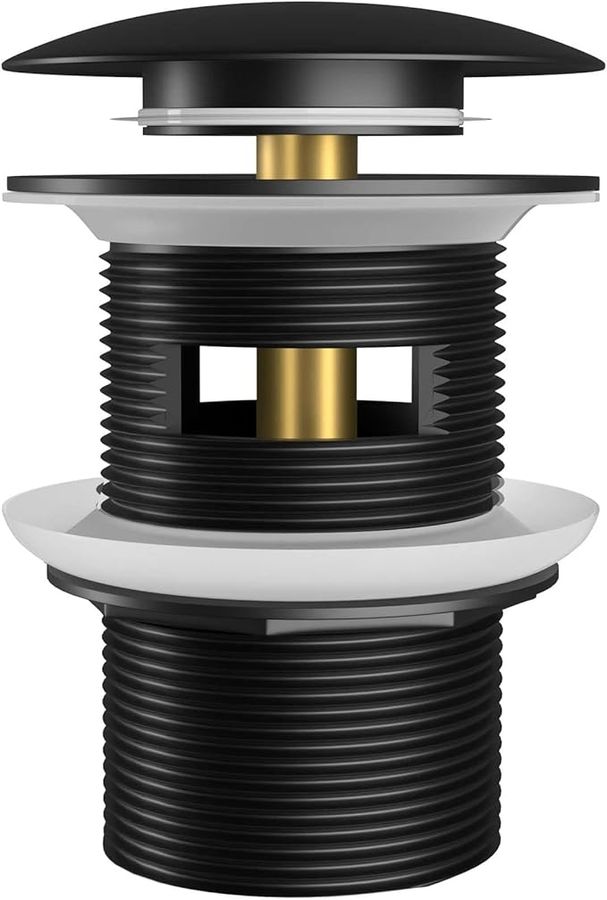 Ogonbrick Tub Drain - Pop-up Bathtub Drain for Freestanding Tub,Bath Tub Drain Kit Fit for NPSM Thread Stopper Assembly Anti-rust Copper Matte Black added by Spoak Member