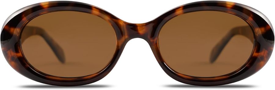 SOJOS Small Retro Oval Polarized Sunglasses for Women Men 90s Vintage Small Face UV400 Protection Tiny Sun Glasses SJ2286 added by Grace S