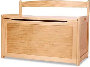Melissa & Doug- Light Wood Furniture for Playroom, Blonde - Kids Wooden Toy Box Storage Organizer, Children's Furniture Toy Chest added by Danielle Hughes