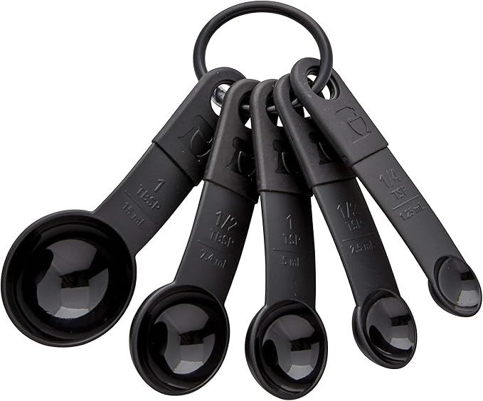 KitchenAid Classic Measuring Spoons, Set of 5, Black/Black added by Jenna Quinones