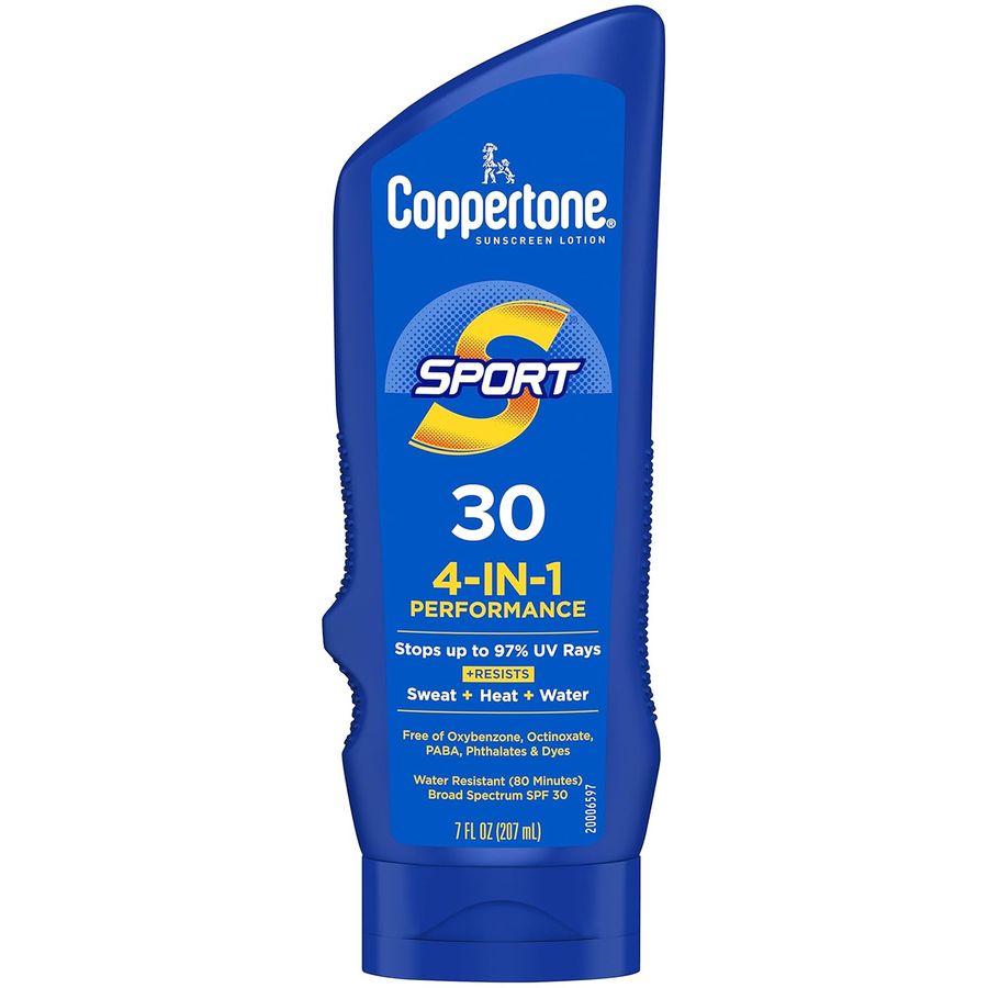 Coppertone SPORT Sunscreen SPF 30 Lotion, Water Resistant Sunscreen, Body Sunscreen Lotion, 7 Fl Oz added by Ruthann R