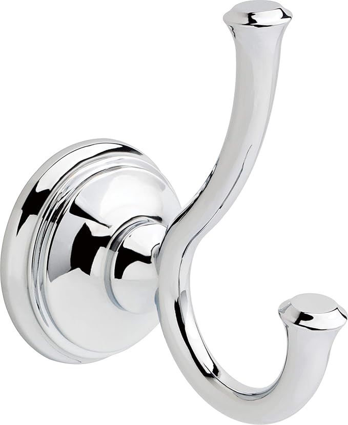 Delta 79735 Cassidy Double Towel Hook Bath Hardware Accessory in Polished Chrome added by Megan Stephenson