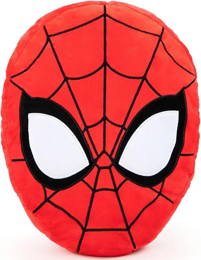 Jay Franco Marvel Spiderman Shaped Decorative Pillow - Kids Super Soft Throw Plush Pillow - Measures 15 Inches (Official Marvel Product) added by Where The Heart Is Designs