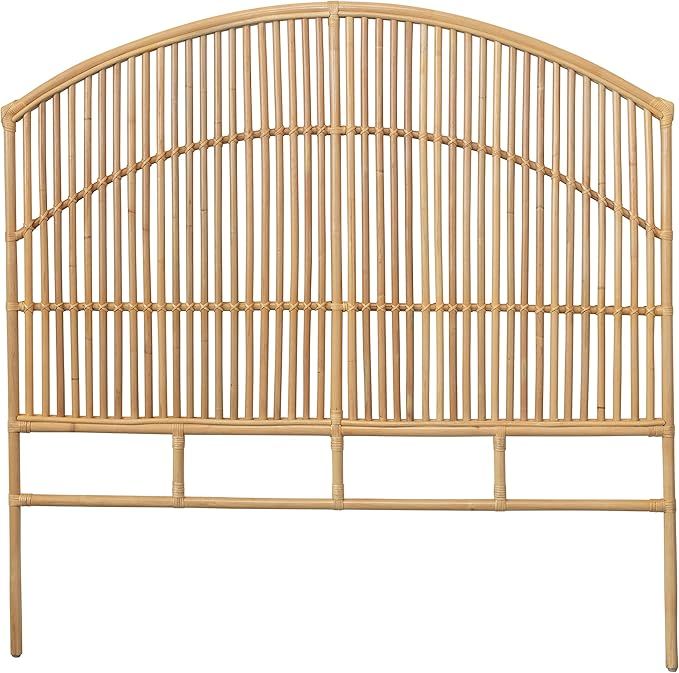 Creative Co-Op Handmade Rattan Slatted King Size Headboard, (U.S. Standard), Natural added by erika grossman