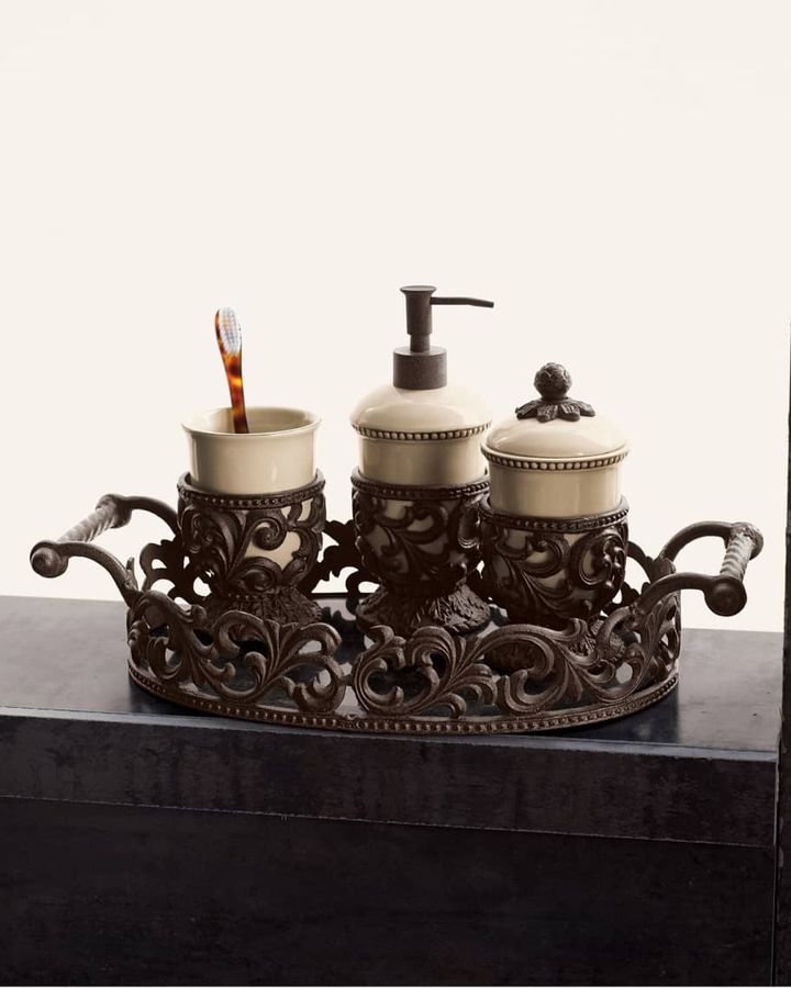 G G Collection Three-Piece Vanity Set added by Where The Heart Is Designs