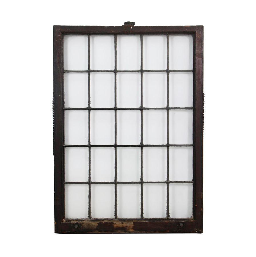 Antique Leaded Wavy Glass Double Hung Bottom Sash Window | Olde Good Things added by Melanie Fenning