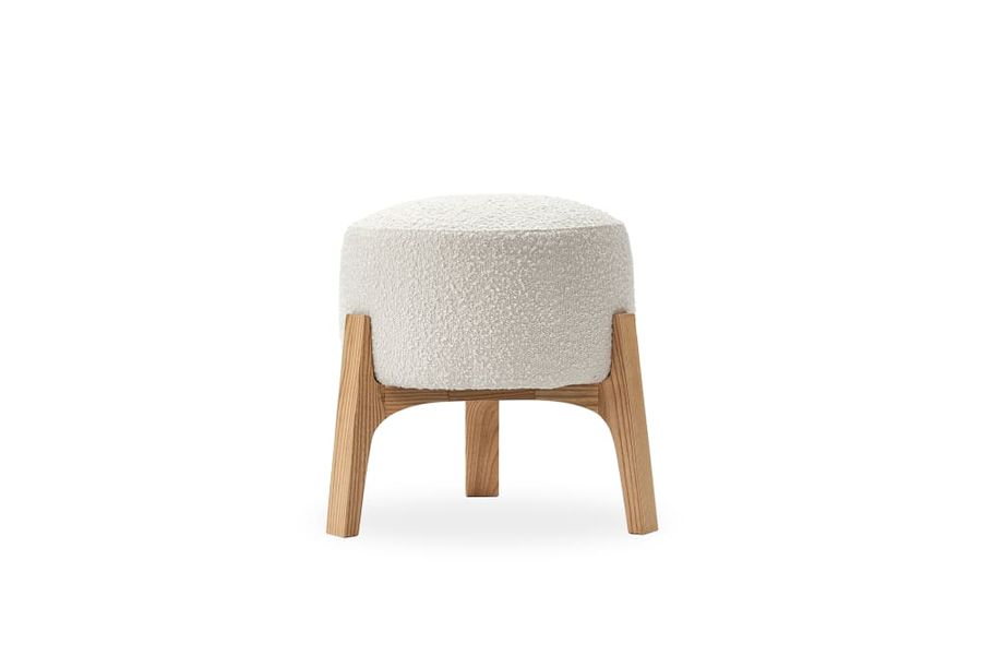 Kit Bouclé Stool | Castlery added by Rebecca K