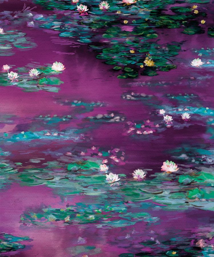 Water Lillies Wallpaper (Two Roll Set) • Milton & King added by Lauren Barnes