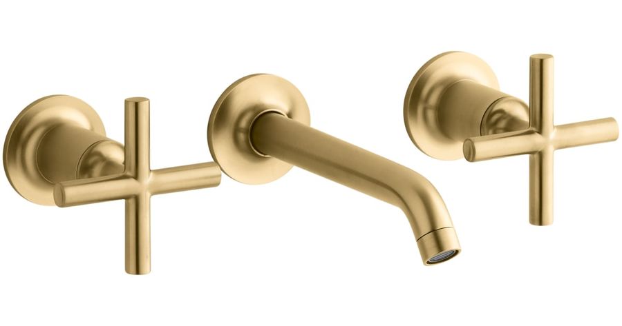 Kohler K-T14413-3-2MB Purist 1.2 GPM Wall Mounted Widespread Bathroom Faucet added by Kate Lynn Nemett