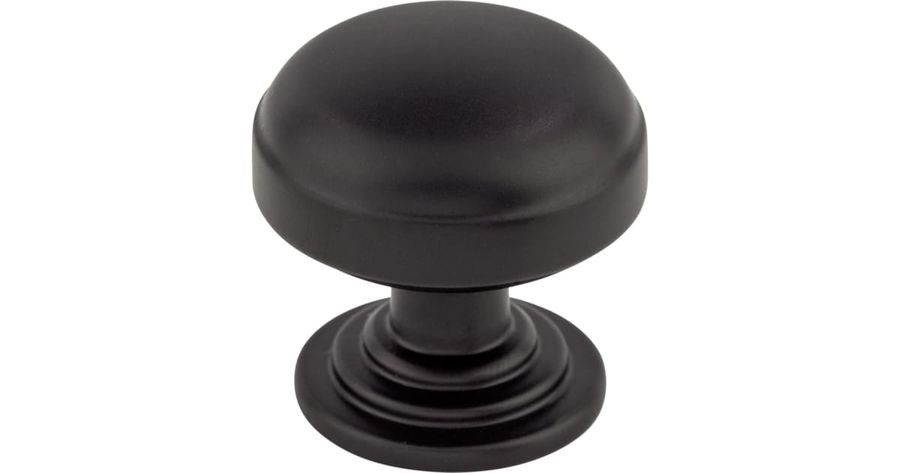 Top Knobs TK3000BLK Ellis 1-1/4 Inch Mushroom Cabinet Knob | Build.com added by Bridgette Pickering