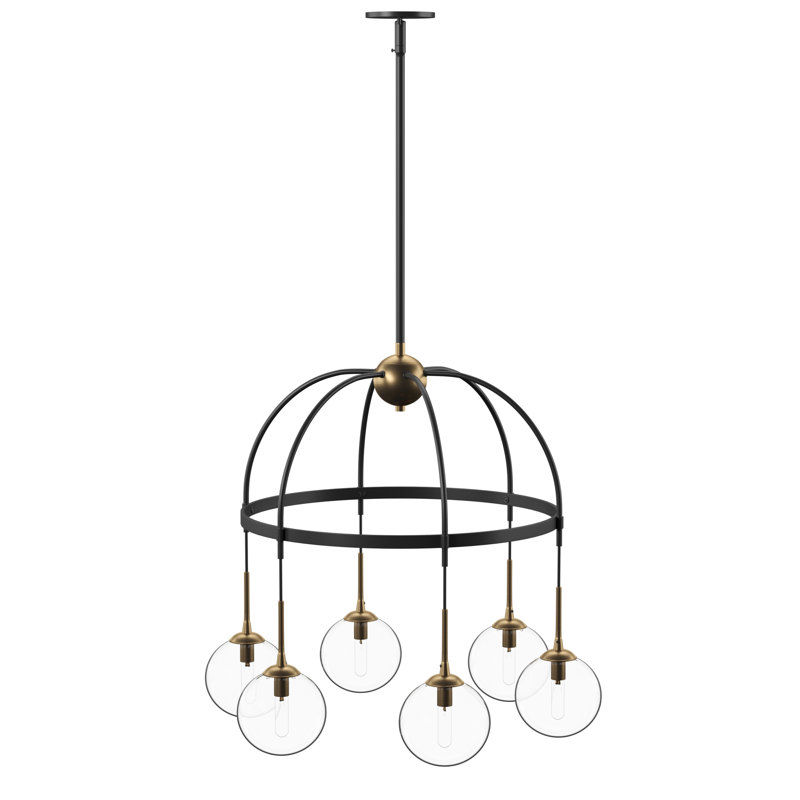 Goff 6 - Light Shaded Wagon Wheel Chandelier added by Spoak Member