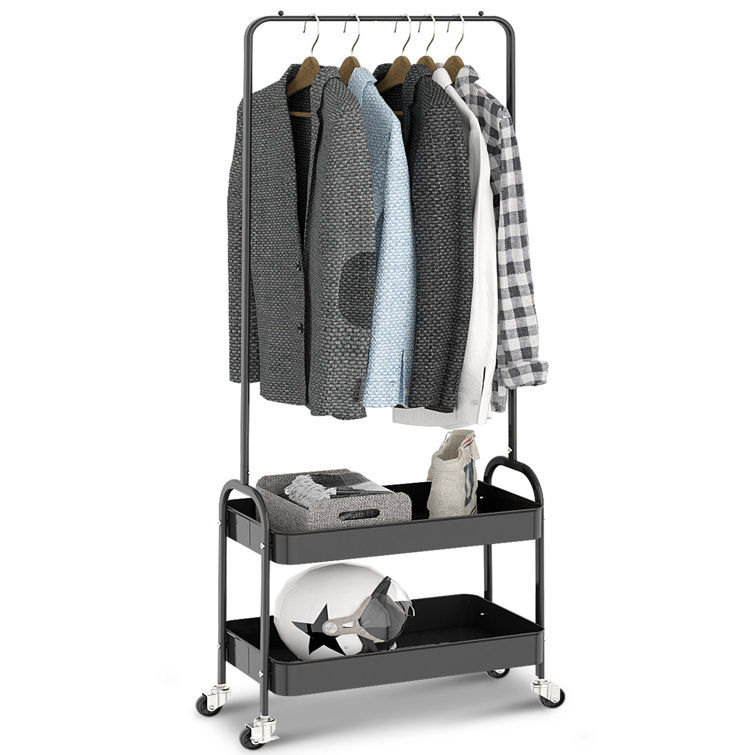 Bobbi-Don 3.93701'' Rolling Clothes Rack added by Katie Bowen