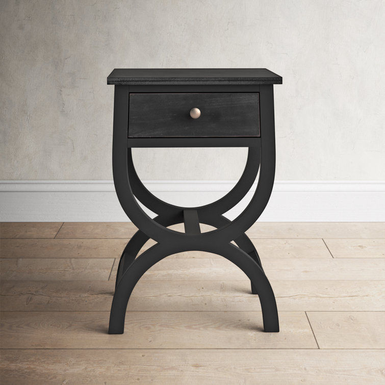 Rabun Solid Wood Trestle End Table with Storage added by Ali Hampton