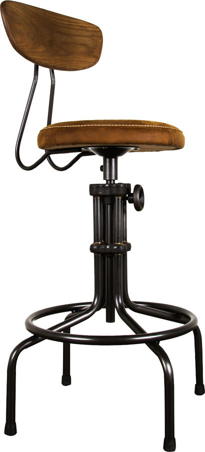 Buck Swivel Adjustable HeightBar Stool added by Rachel Fedorov