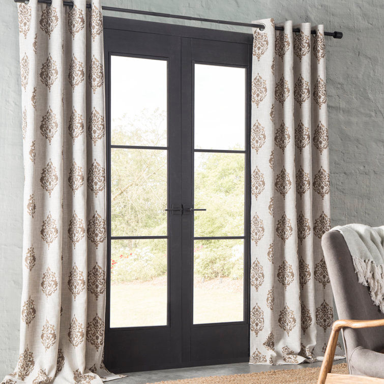 Blanford Ikat Room Darkening Thermal Grommet Single Curtain Panel added by Kate Lynn Nemett