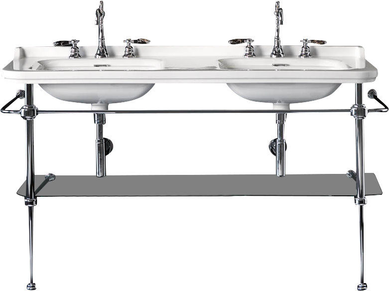 Waldorf Ceramic 60" Console Bathroom Sink with Overflow added by Madelynn Furlong