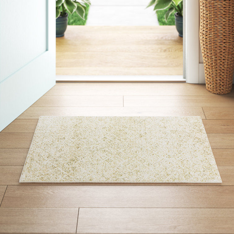 Kristin Geometric Handmade Tufted Wool Ivory Area Rug added by Becca Riter